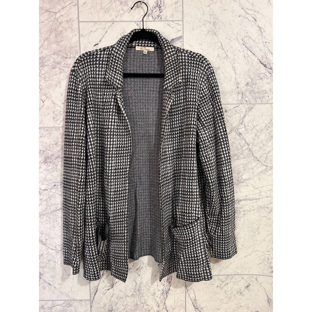 StitchFix Les Serein XL Black & White Houndstooth Blazer
